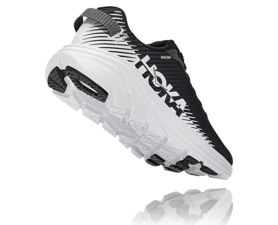 Hoka One One Rincon 2 Löparskor Dam - Svarta/Vita - TEUQL-1634